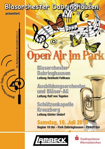 Plakat Open AIr im Park