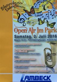 Plakat Open Air 2016